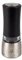 PEUGEOT - Daman u'Select Electric Pepper Mill 16 cm - 6 Pre-Set Grind Settings - Peppercorns Included - Aluminum - Designed in France - Iridescent Black Finish