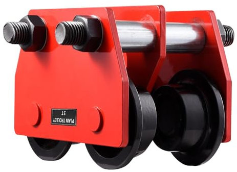 TRSGD Strut Trolley | Large Capacity Crane Lift Garage Hoist | Beam Trolley for Crane Lift Garage, Hoist Geared Overhead on Straight Curved Beam