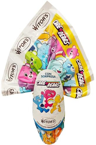 Witor’s Uovo di Pasqua Care Bears - Gli Orsetti del Cuore 150g - Cioccolato al Latte Finissimo con Sorpresa - Idea Regalo Bambini Pasqua
