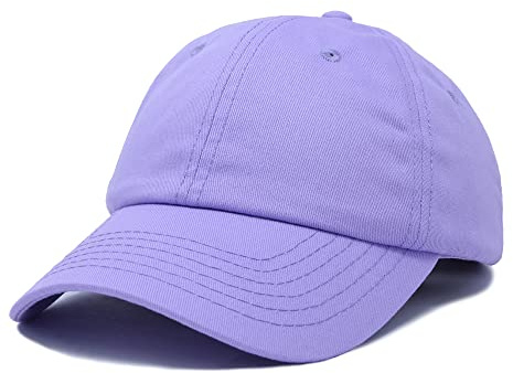 DALIX Kids Baseball Cap Childrens Hats Dad Hat Lavender Purple