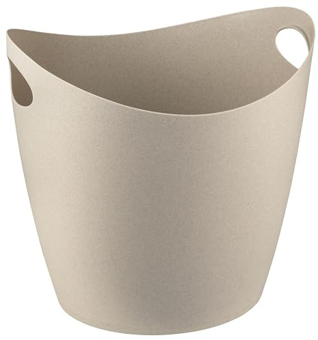 Koziol BOTTICHELLI L & XL Zuber 15 & 28 Liter | Wanne Wäschekorb Aufbewahrung | hochwertiger Kunststoff, robust, ineinander stapelbar | Haushalt Bad Küche Kinderzimmer (recycled desert sand, XL 28l)