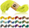 Ganzoo Paracord 350 Seil, Nylon Polyester, 2,5mm, Typ 1, 30m, Outdoor Schnur, Allzweckseil, Takelung für Armband, Hundehalsband, Hundeleine Knüpfen, Camping Survival, neon gelb
