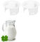 Armastuse 2 pcs Caraffa Coperchio di Copertura, Tappo a prova di perdite per bistrot,per Bollitore Freddo,Caraffe per Bevande Brocca