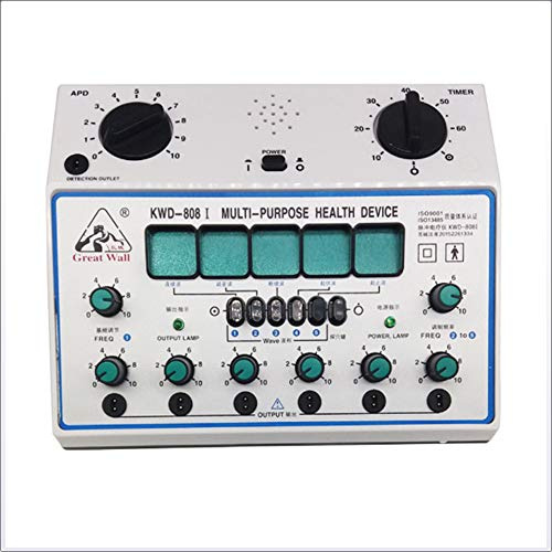 PENGSHAO Professionelles 6-Kanal-TENS-EMS-Gerät Muskelstimulator Akupunktur-Meridian-Therapiegerät Körpermassagegerät Ganzkörper-Entspannungsmuskel-Elektrostimulator Physiotherapie-Gerät
