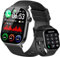Smartwatch Donna Uomo, 2025 1,96''HD Orologio Smartwatch con Effettua/Risposta Chiamate, Orologio Contapassi con Cardiofrequenzimetro/Sonno/SpO2, 110+ Sportive Fitness Tracker IP68 per Android iOS