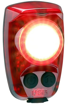 Cygolite Hotshot Pro– 200 Lumen Bike Tail Light [HARD MOUNT VERSION]– 6 Night & Daytime Modes– User Adjustable Flash Speeds- Compact Design– IP64 Water Resistant– USB Rechargeable–Great for Busy Roads