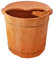 Fußbad Badewanne，Fußmassage Sauna Kübel，Haushalt Holz Fußwanne，Saunaset Saunazubehör Saunaeimer，Saunawanne