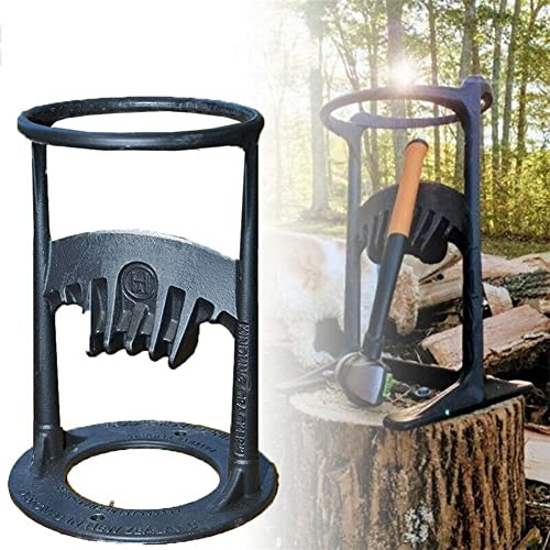 WAQAQM Splitter Kindling Firewood Splitter Manual del protocolo Manual de astillas de Madera Splitter de Madera rápida Herramienta de Hendidura Manual para el hogar Camping al Aire Libre,20x11cm