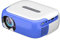 SVIOR Mini Portable LED Projector Support 1080P Built-in Wheel 100inch Size Wireless With Mobile Device Remote Control Compatible With Home (Color : Color1, Plug Type : AU Plug)