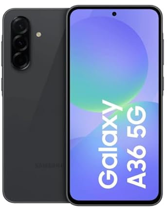 Samsung Galaxy A36 5G, Dual, 128GB 6GB Ram, Awesome Black - [Versiones italiano, húngaro, polaco, rumano, austriaco y suizo]