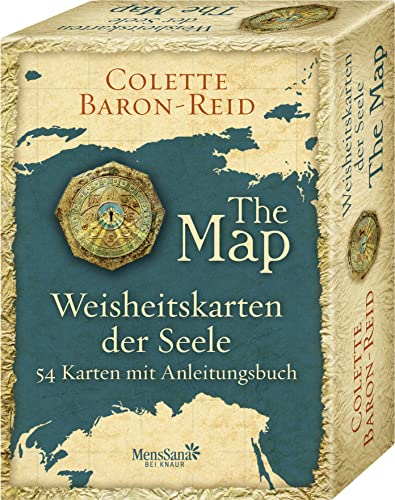 Weisheitskarten der Seele - The Map: 54 Karten mit Anleitungsbuch | Magische Orakelkarten der Bestsellerautorin