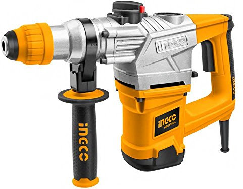 Martillo cincelador 1250 W demoledor RH12008 Ingco + accesorios