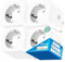 Meross Smart WLAN Steckdose Mit Strommessung16A, WiFi Alexa Steckdose 4er Pack mit App Fernsteuerung & Zeitschaltuhr, Kompatibel Mit Apple HomeKit, Alexa, Google Home, SmartThings