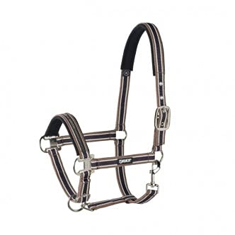 Eskadron Halfter Dornschnalle New Basic in Hazelnut-Creme-Darkbrown, Größe:Pony 1