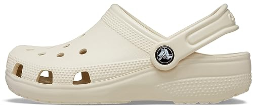 Crocs Classic Clog K Zuecos Unisex niños, Bone, 34/35 EU