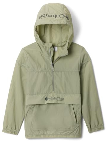 Columbia Youth Unisex Challenger 2 Windbreaker, Lightweight Windbreaker Jacket, Safari, L