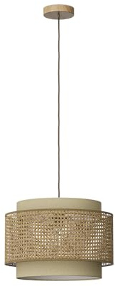 Vicco Deckenlampe Morten, Creme, 45 x 31 cm, geeignet für E27 Leuchtmittel, einfache Deckenmontage