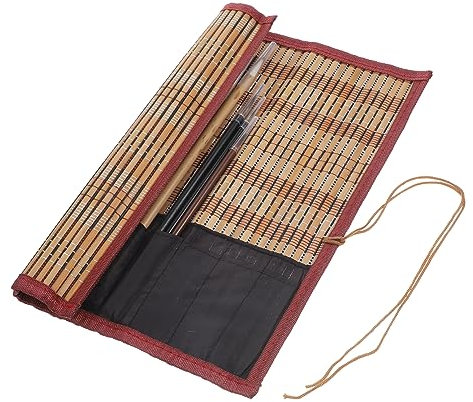 Homoyoyo 1 Satz Kalligraphie Zeichnung kalligrafie stifte set caligrafie pen set Pinsel für chinesische Schreibkunst Pinsel mit chinesischer Tinte traditionelle Kalligrafie Holz