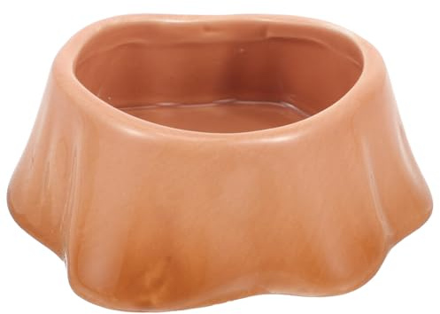 Veemoon Gamelle Céramique pour Hamster et Petits Animaux Anti-basculement Bol Stable pour Rat Hérisson Gerbille Accessoire Léger et Facile à Nettoyer