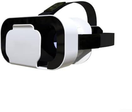 Virtual Reality Headset 3D VR Glasses for iPhone and Android Smartphones 4.7 to 6.5 Inch Adjustable Lenses Lightweight ABS Immersive VR Headset for Gaming Movies and Exploration