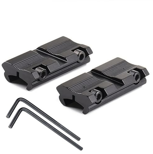 ACEXIER 2 st/set jaktgevär pistol räckviddshållare taktisk bas 11 mm lanssvans till 20 mm W.eaver P.icatinny skena adapterfäste pistol tillbehör