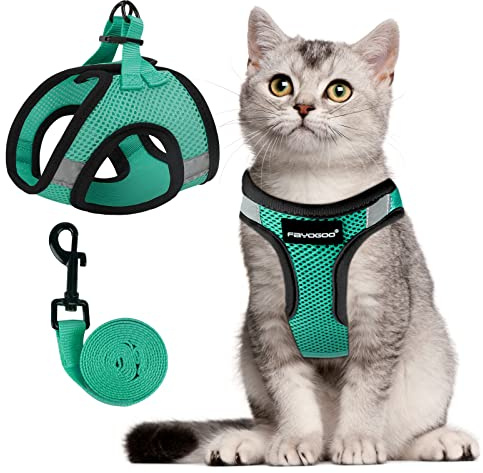 FAYOGOO Imbracatura Cane, Nastro Riflettente per Cani di Presensione Anteriore Senza Barriera Gilet Imbottito Morbido Regolabile per Cani di Piccola Media e Grande Passeggiata Nero Brillante, M