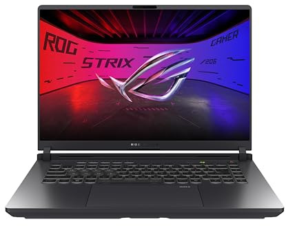 ASUS - ROG Strix G16 G615LW-RV190W 16 Pouces FHD Plus 165Hz Pc Portable, Processeur Intel Core Ultra 9 275HX, 32GB DDR5, 1TB SSD, NVIDIA GeForce RTX 5080 16GB, Windows 11 Home, Clavier AZERTY
