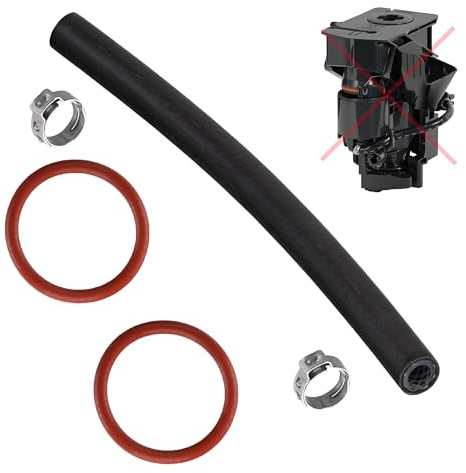 Spar Pack 2x Dichtung O-Ring Wartungsatz 1x Ersatzschlauch kompatibel mit Siemens EQ Serie & Bosch EQ.3 s100 s300 s500 VeroCup 100 300 EQ.9 s300 s500 s700 s900 zu Brühgruppe S-46 von Snapworld-Kaffee