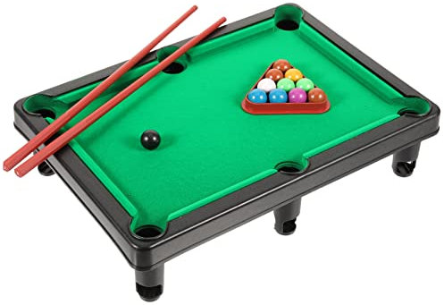 PHENOFICE Mini-Snooker-Tischset Pool-Zubehör Billard Snooker-Anzeigetafel Spieltisch für Jungen und Mädchen Spielzeug Indoor-Billardspiel Kinder-Billardtisch