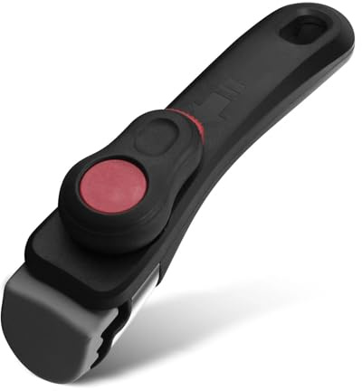 Petiouarnsze Manico Antiscottatura Rimovibile, Manico Universale Per Pentole, Materiale PP, Design Ergonomico, Compatto E Comodo, Facile Da Riporre, Adatto A Pentole E Ciotole, Ecc