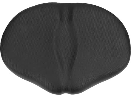 Sella da Bicicletta Imbottita in PU Leather, Antiscivolo e Ammortizzata - Comfort Ergonomico, Resistente all’Acqua, per Bici Elettrica Uomo e Donna