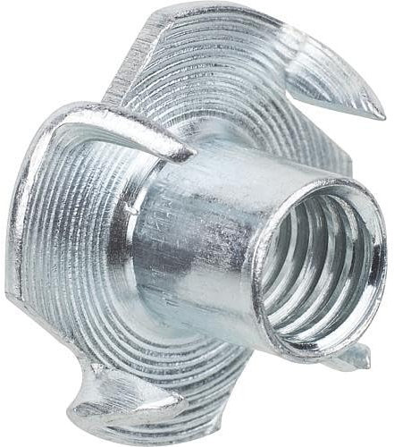 Ecrou a frapper M4x6 galvanise, emballage : 100 pieces