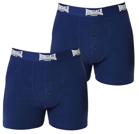 Lonsdale Mens Pack Boxer Shorts Cotton
