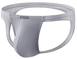 Casey Kevin Jockstrap Herr Suspension Underkläder Herr Stringtrosa Sport Andningsaktiv Trosor Sexiga Trosor String Stringtrosa Män, T3-grå, XL