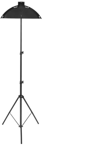 TOPINCN Dartboard-Ständer, Faltbarer, Einfach zu Montierender Dartboard-Ständer aus Stahl, Geeignet für Verschiedene Dartboards, Dart-Zubehör