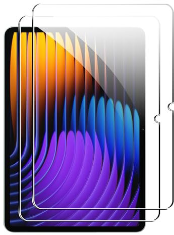 CAUHENYEE Pellicola Protettiva per Xiaomi Pad 7/7 Pro 11.2(2025) Vetro Temperato, Confezione da 2 HD Trasparente Pellicola Protettiva in Vetro Protettiva per Xiaomi Pad 7/7 Pro 11.2, AntiGraffio