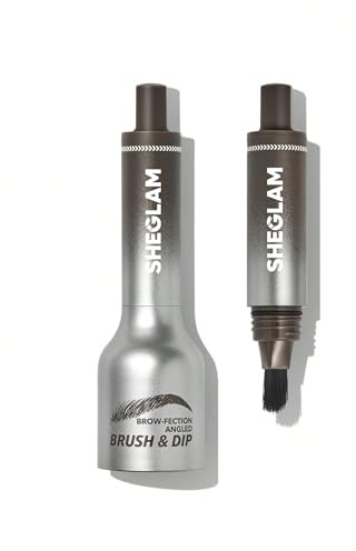 SHEGLAM Brow-Fection Angled Brush & Dip Upgraded Microblading Eyebrow Pen Long Lasting Waterproof Easy To Color-Truffle