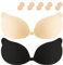 Vtelor Sticky Bra Backless Invisible Stick on Bra Push up Strapless Women's Adhesive Bras Ladies Invisible Strapless Bras Push up Lift & Enhance Cleavage for Backless Dresses, Wedding, Party