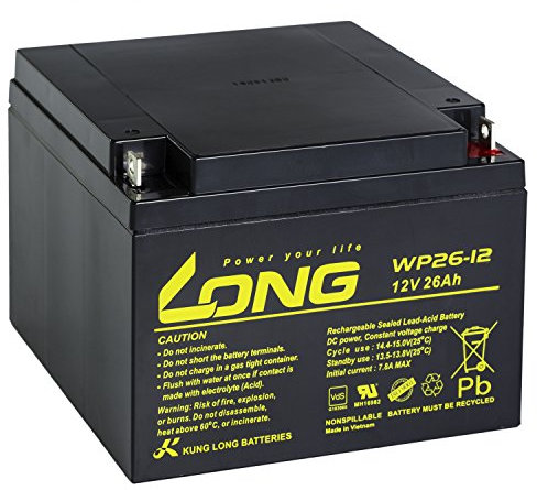 Long Bleiakku WP26-12 12V 26Ah mit VDs