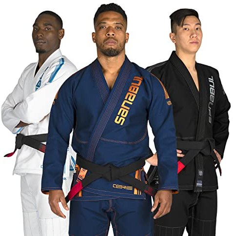 Sanabul Core Competition BJJ Gi for Men & Women Preshrunk Fabric IBJJF Approved Brazilian Jiu Jitsu Training & Competition Gi