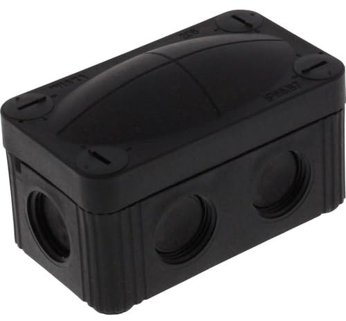Wiska 10109572 Boîte de dérivation (L x l x H) 85 x 49 x 51 mm noir (RAL 9005) IP66/IP67 1 pc(s)
