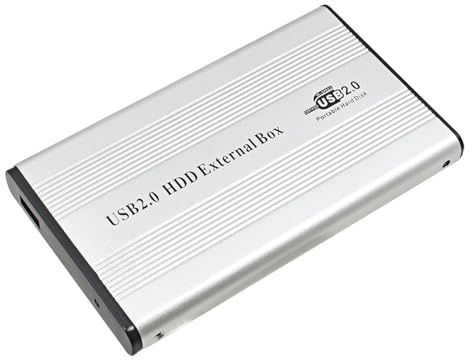 Greensen USB 2.0 à IDE HDD Boîtier, Alliage en Aluminium de 2,5 en Aluminium, Enclos de Disque Externe Portable, Plug et Jeu pour L'ordinateur Portable de Travail en Plein Air