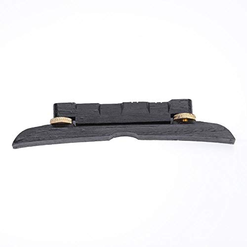 Mandolin Bridge, Adjustable Ebony Bridge Mandolin Instrument DIY Repair Parts