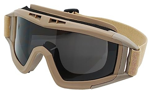 Tbest Lunettes de Criquet du Désert Coupe-Vent Anti-Sable - Lunettes Solaires de Base