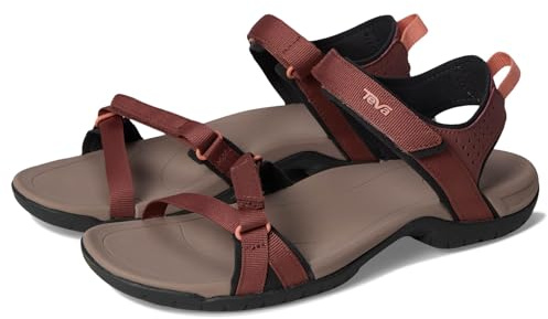 Teva Women's Verra Sport Sandal, Mahogany/Blooming Dahlia, 8 UK