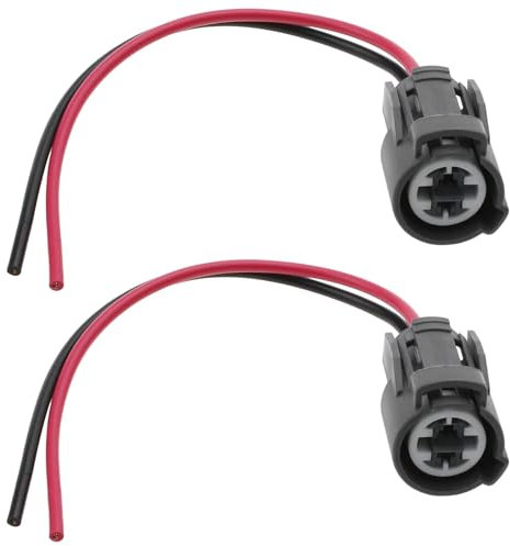 Be In Your Mind 2 Pz Sensore Di Temperatura Del Liquido Di Raffreddamento Spina Filo Connettore Pigtail Sensore Pigtail In Plastica Compatibile Con Honda Civic Serie B/D/H/F Motori Interruttore VTEC