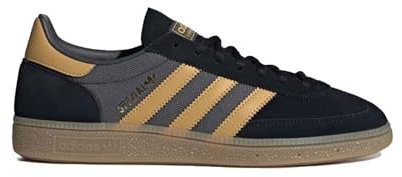 Adidas Unisex Handball Spezial Schuh Core Black/Preloved Yellow/Grey Six 40 2/3