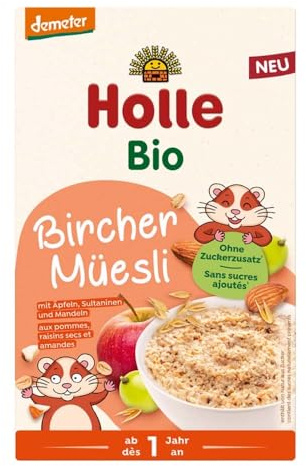 Holle Muesli BIO, grains entiers Birchermüesli, 200 g (1)