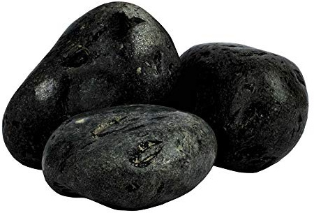 Ciottolo di marmo Nero 40/60 Ebano sacco da 25 kg sassi pietre arredo giardino vasi