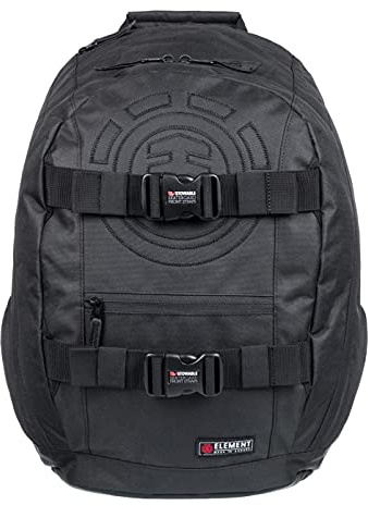 Element Mohave 30 l – großer Rucksack für Herren – Kuriertasche für Herren (1 Stück), Schwarz (All Black), Onse Size, Casual